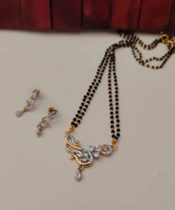 Glamaya Aadhira American Diamond Mangalsutra Design 1 GLAM-MA-CZ-7F8-344330-15-9