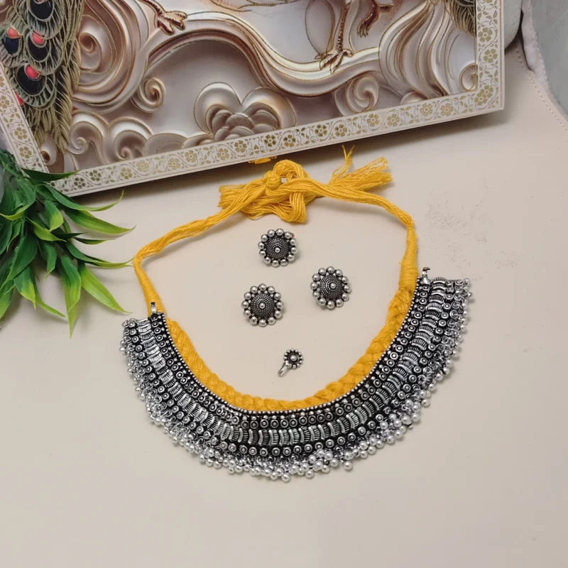 Glamaya Kayra Oxidized Combo Set Yellow 2 GLAM-CN-OX-110-504562-175-2