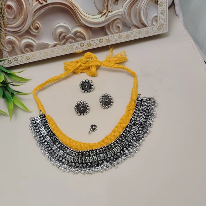 Glamaya Kayra Oxidized Combo Set Yellow 3 GLAM-CN-OX-110-504562-175-2