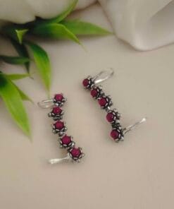 Glamaya Oxidised Earclips Earring 1 GLAM-ER-OX-15-028824-37-2