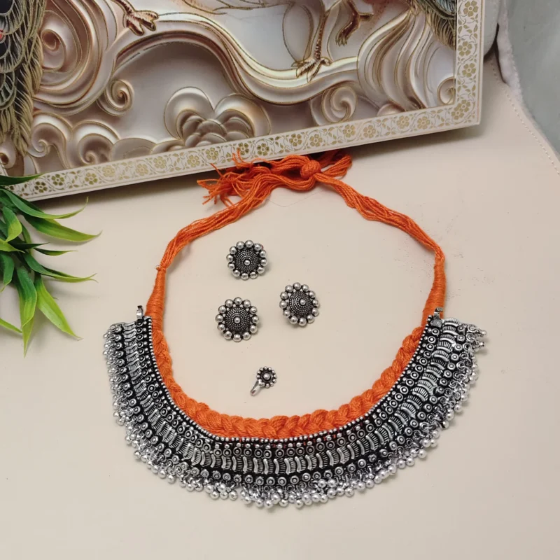 Glamaya Kayra Oxidized Combo Set Orange 1 GLAM-CN-OX-44-956383-70-5