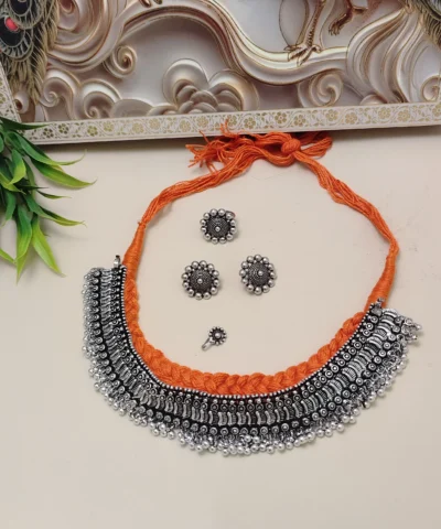 Glamaya Kayra Oxidized Combo Set Orange 2 GLAM-CN-OX-44-956383-70-5