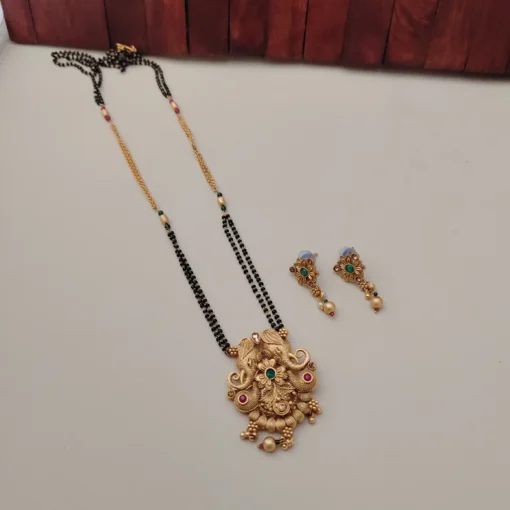 Glamaya Yuvika Traditional Gold Plated Mangalsutra Set 2 GLAM-MA-CO-100-300415-157-2 Glamaya Yuvika Traditional Gold Plated Mangalsutra Set 2 GLAM-MA-CO-100-300415-157-2