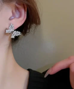 Glamaya Rhinestone Zirconia Butterfly Earring 2 GLAM-ER-CZ-40-044566-74-2