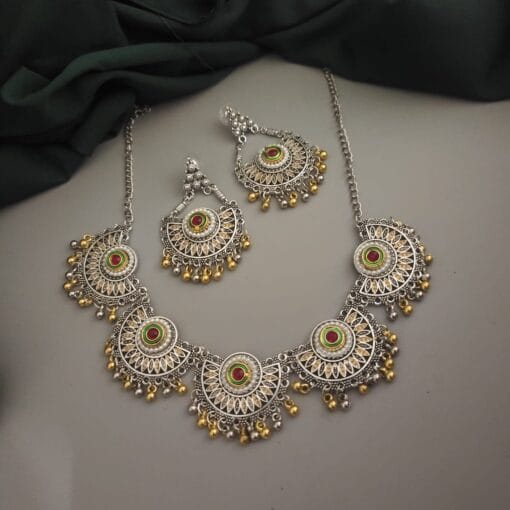 Choker Necklace Earrings Set