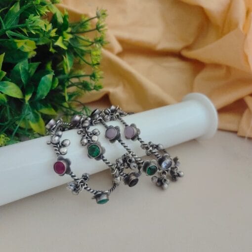 SHAARIKA Silver Replica Bangles SHAARIKA Silver Replica Bangles