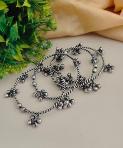 GULNAR Silver Replica Bangles