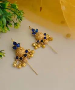 Ruby Gold Replica Sui Earrings