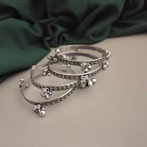 AAROHI Oxidized Ghungroo Bangles AAROHI Oxidized Ghungroo Bangles