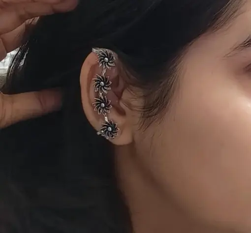 ELINA Oxidised Earclips Earrings