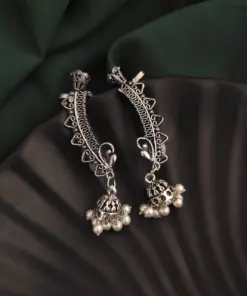 DHARA Oxidised Earcuff Earrings