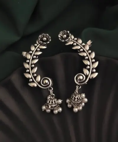 VANYA Oxidised Earcuff Earrings